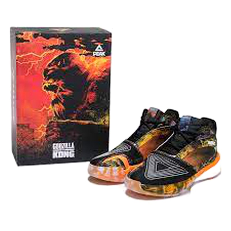 ZAPATILLA BASKET KING KONG E12911A  NEGRO/NARANJA
