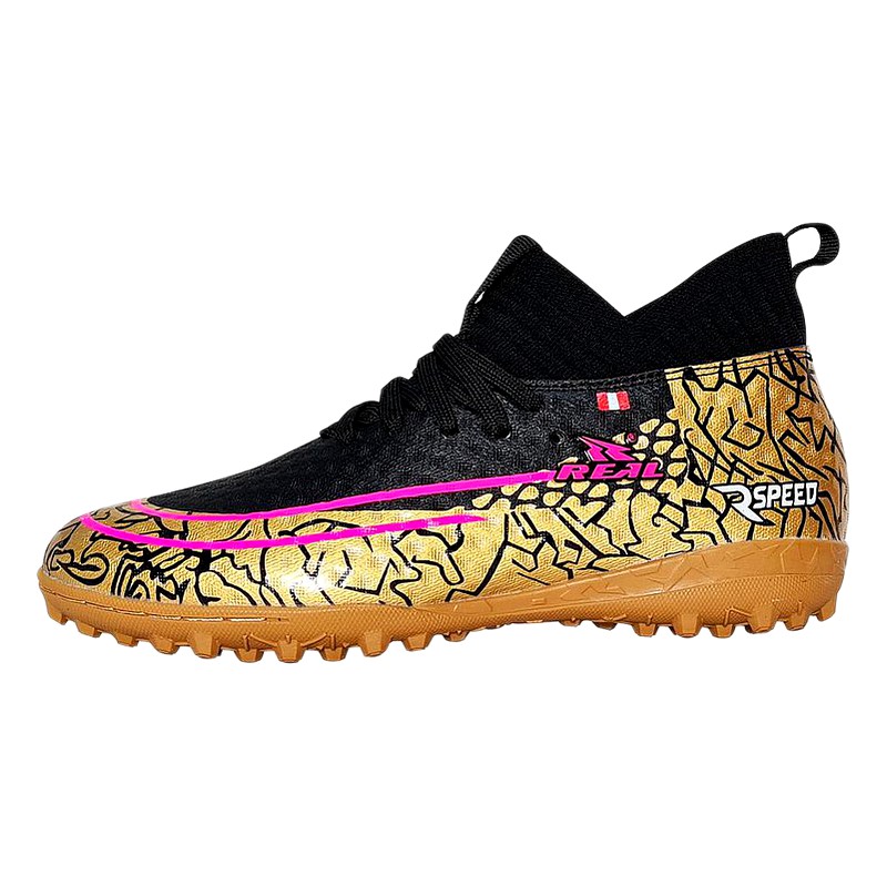 ZAPATILLAS DE FUTBOL WK2206 BLACK GOLDEN
