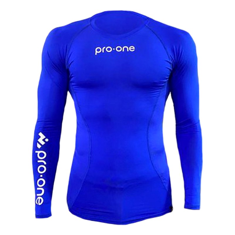 POLO DE COMPRESION MANGA LARGA AZULINO S/COD PEAK