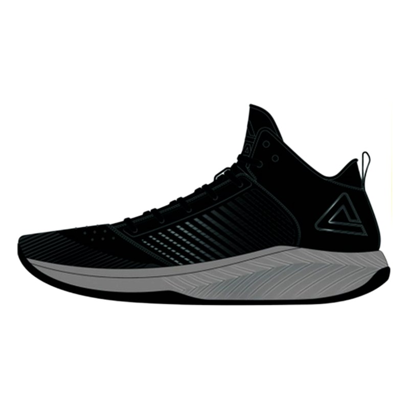 ZAPATILLA BASKET E39023 BLACK/GREY