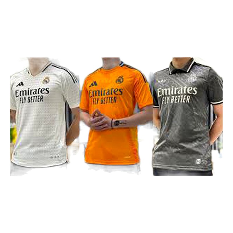 CAMISETA OFICIAL PLAYER REAL MADRID 2024-2025 COLORES VARIOS