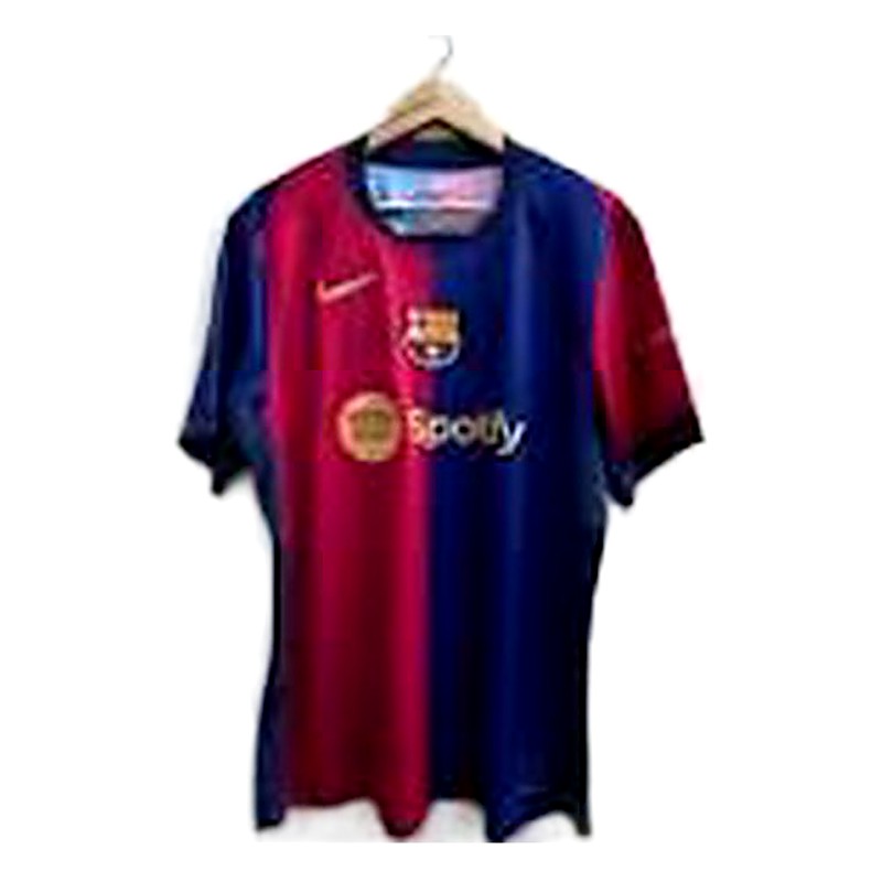 CAMISETA OFICIAL BARCELONA PLAYER BLAUGRANA/NEGRO/ROSADO 2024-2025 