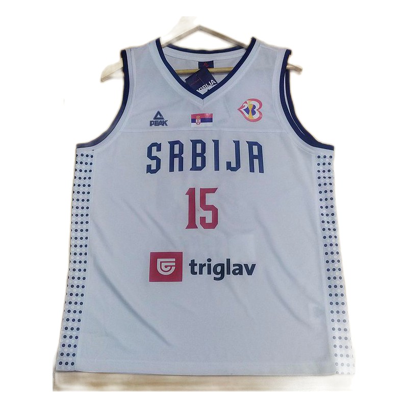 CAMISETA DE SERBIA DAMA/NIÑOS BLANCO FW07774