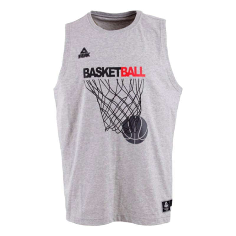 BASKETBALL VEST CAMISETA F6803 GREY BLACK