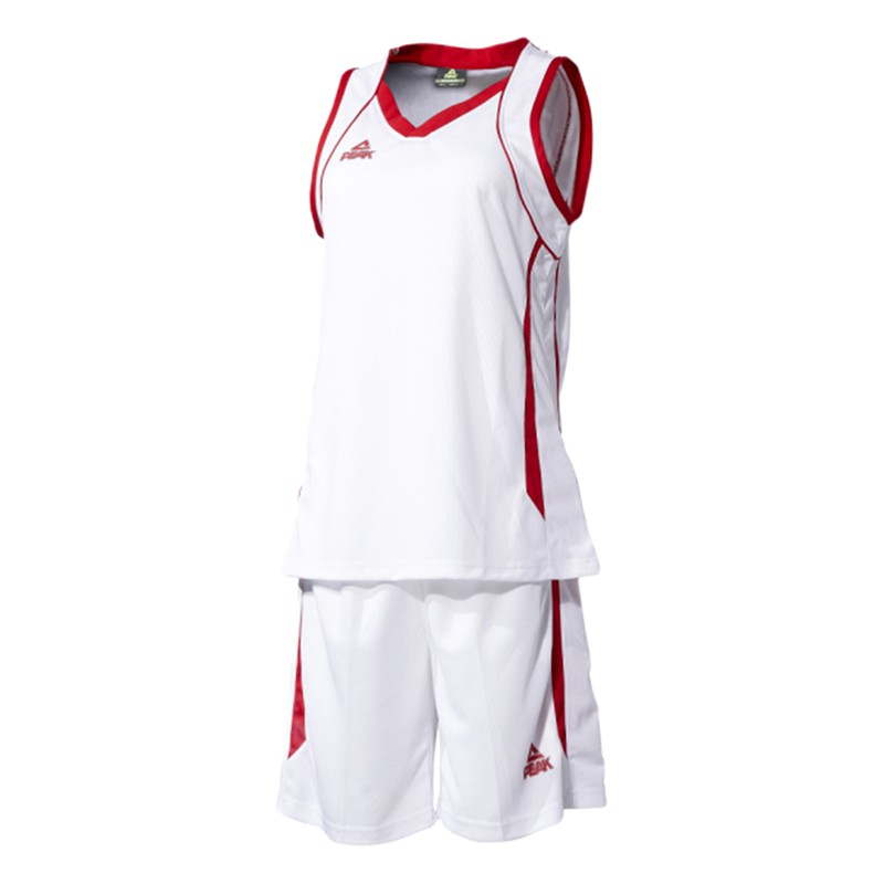 BASKETBALL UNIFORM PERU OFICIAL DAMA FW10265 BLANCO