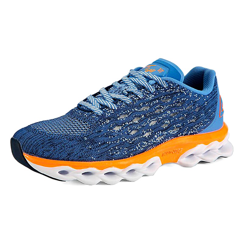 ZAPATILLA RUNNING E82167-CELESTE NARANJA