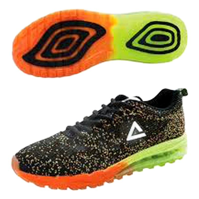 ZAPATILLA E62127- NEGRO NARANJA