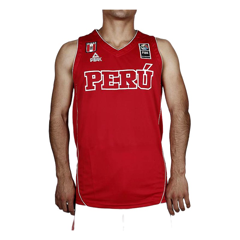 CAMISETA  PERU OFICIAL FIBA  F771103 FW14111 ROJO