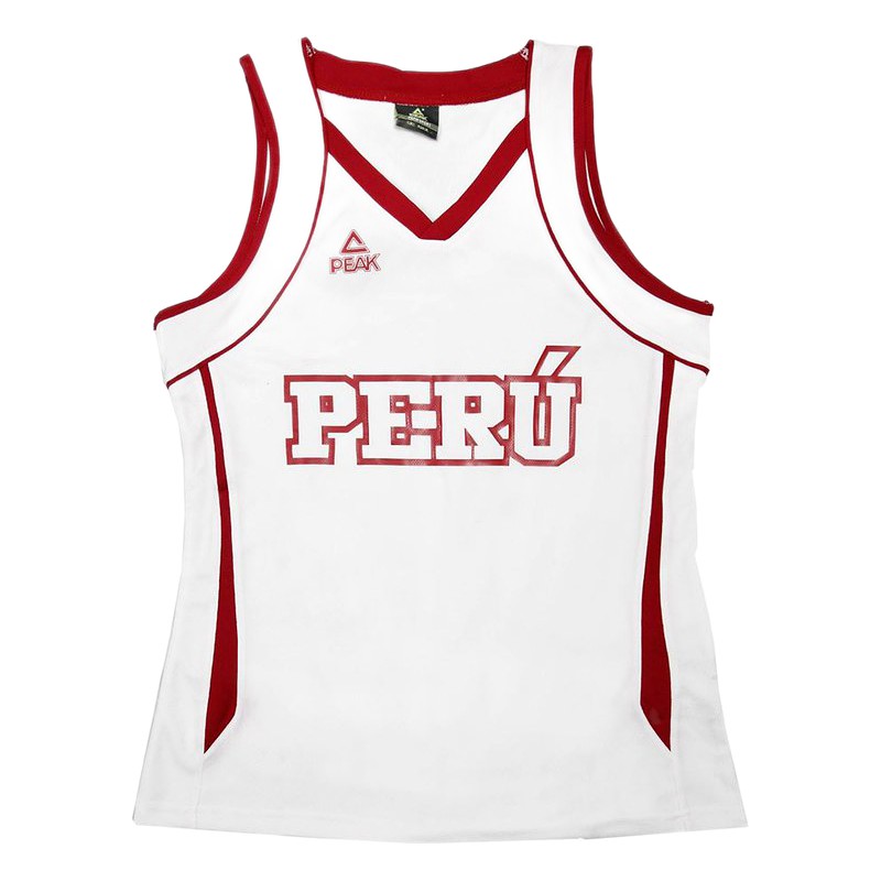 CAMISETA PERU MUJER  F771102- BLANCO