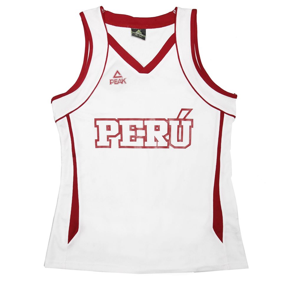 CAMISETA PERU MUJER  F771102- BLANCO