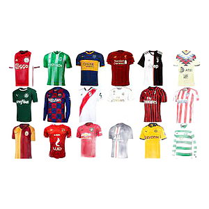 CAMISETA DE FUTBOL ADULTO VARIOS F101